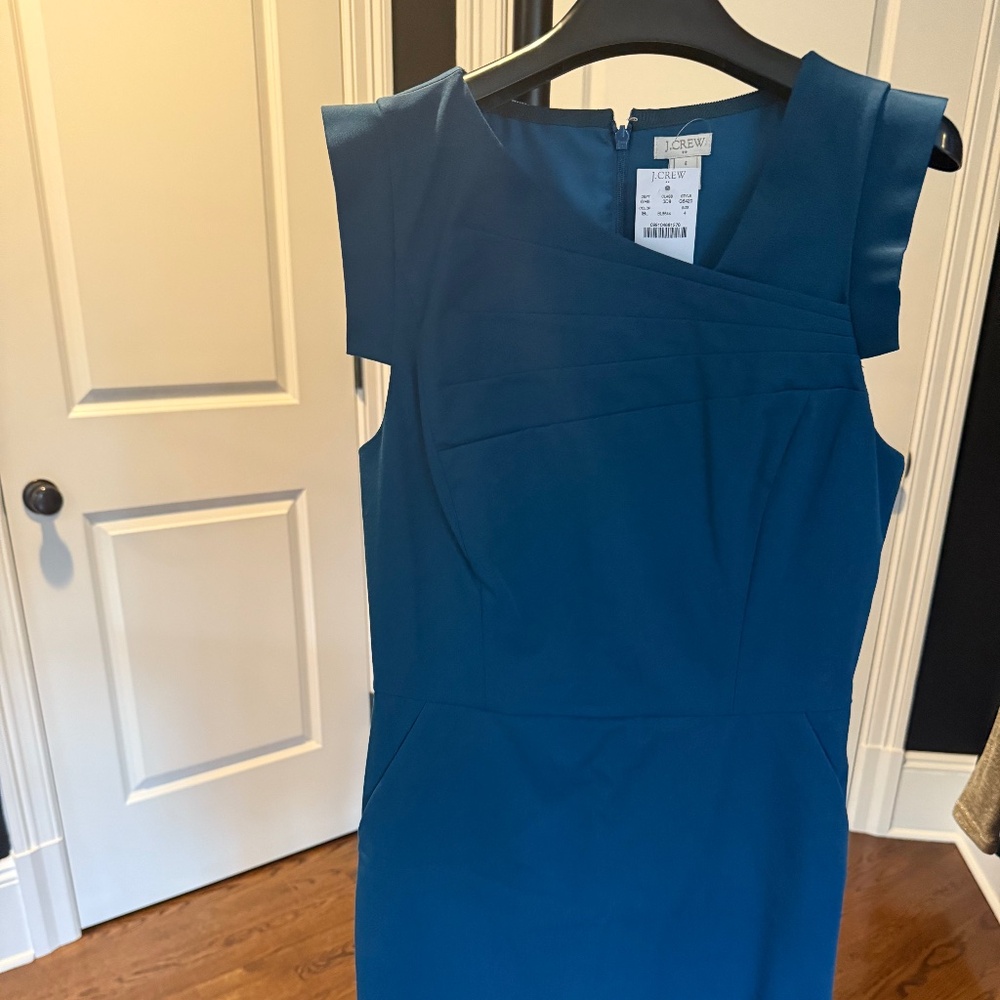J Crew Factory Crepe Suit Dress (NWT)